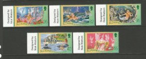 Alderney 2005 Mermaid MNH unmounted mint Set Of 5 Stamps