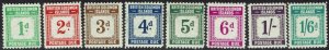 BRITISH SOLOMON ISLANDS 1940 POSTAGE DUE SET