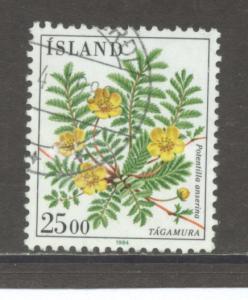 Iceland 587  VF  Used  (2)  cjr