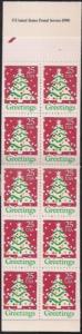 #2516A 25 cent Christmas Tree Pane mint OG NH VF