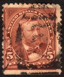 1894, US 5c, Grant, Used, Sc 255