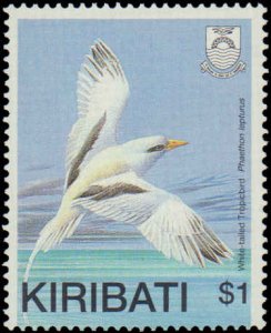 Kiribati #522-525, Complete Set(4), 1989, Birds, Never Hinged