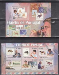 St Thomas & Principe 2333-34 Philately in Portugal Mint NH