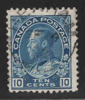 CANADA Scott 117 Used 10c KEV