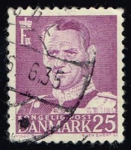 Denmark #354 King Frederik IX; used (0.50)