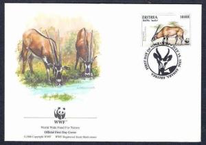 Eritria 1996 WWF - Beisa Oryx, Gazella,  Panda EmblemWild Life, Mammal, Anima...