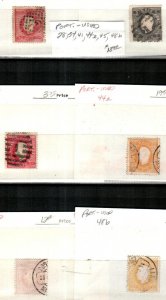 Portugal Scott 28, 34, 41, 44e, 45, 48b Used [TK61]