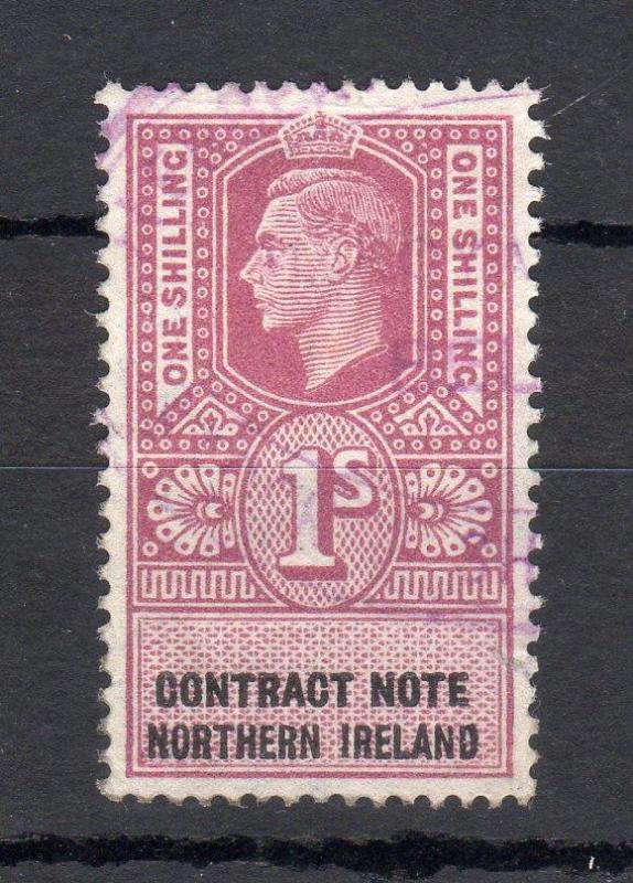 GEORGE VI NORTHERN IRELAND CONTRACT NOTE 1/-