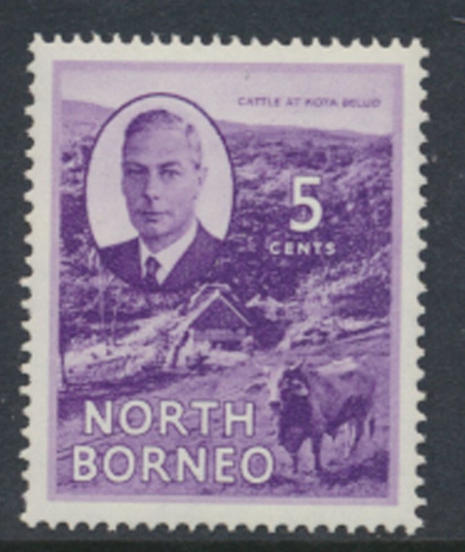 North Borneo  SG 360 SC# 248  MVLH Cattle Kota Belud  see scans and details