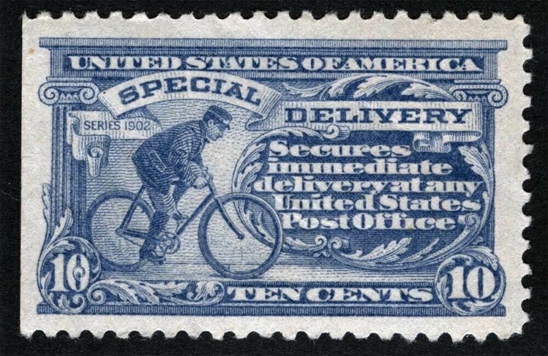 US Sc E11 Ultra 10¢ Light Hinge Original Gum Special Delivery