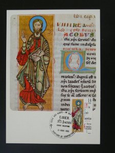 religion Saint James of Compostella Santiago Compostela maximum card Spain 1982
