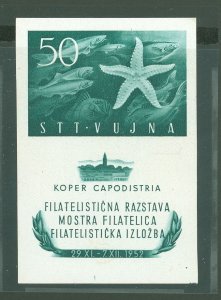 Yugoslavia/Trieste (Zone B) #65a  Souvenir Sheet