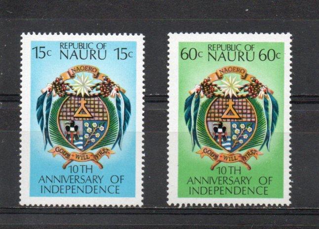 Nauru 159-160 MNH