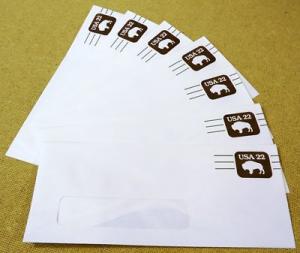 U608 22c U.S. Postage Envelopes qty 7