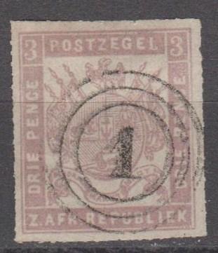 Transvaal #25 FVF Used CV $75.00 (B10730)