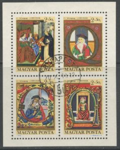 HUNGARY Sc#B283 1970 Stamp Day Souvenir Sheet Used