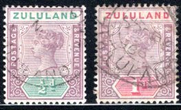 Zululand #15-6 VF,  Used,  CV $10.75   ....   7170025