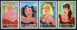 British Antarctic Ter BAT Stamps 2017 MNH Painted Ladies Sophia Loren 4v Set