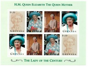 Grenada - 1995 - Queen Mother 95th - Sheet Of 8 - MNH