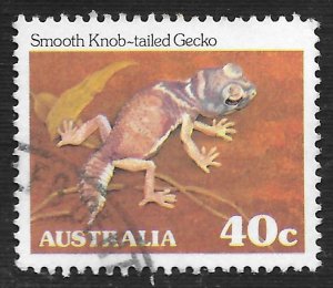 Australia #792 40c Smooth Knob-tailed Gecko