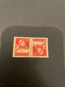 Switzerland sc 176a u Tete beche pair