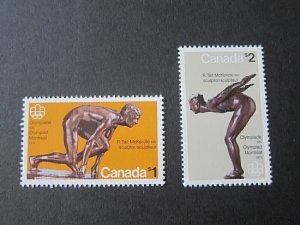 Canada 1975 Sc 656-7 set MNH