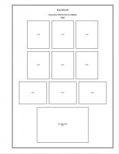 BAHRAIN STAMP ALBUM PAGES 1933-2011 (105 PDF digital pages)