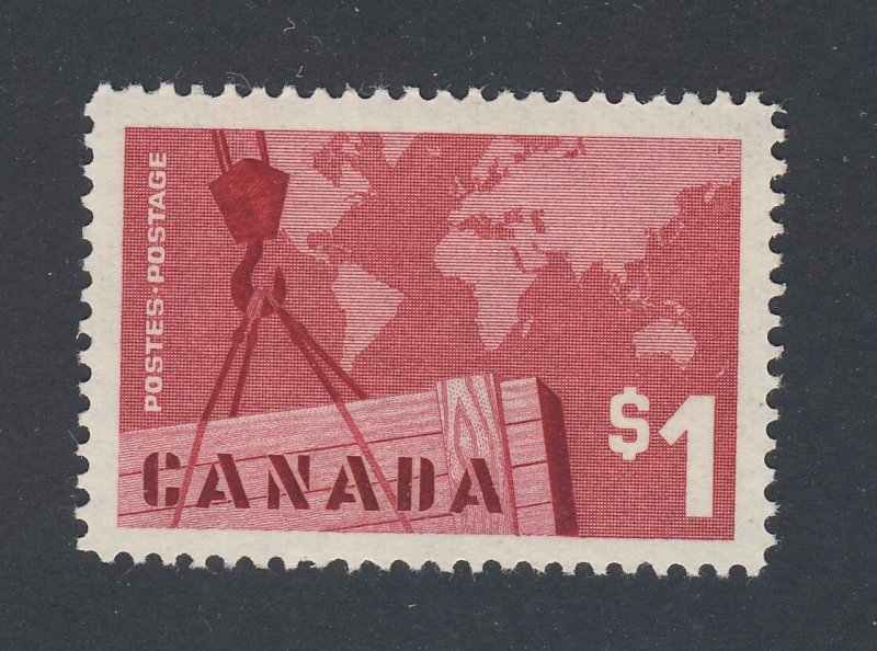 Canada $1.00 Stamp #411-$1.00 Exports MNH VF Guide Value = $12.00