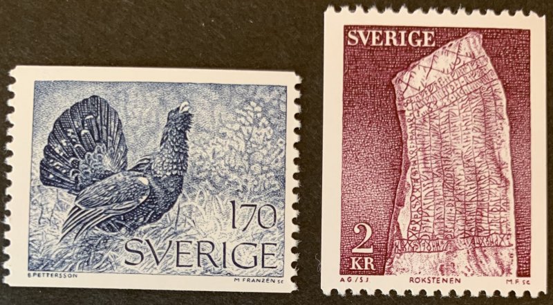 Sweden 1975 #1119-20 MNH. Definitives