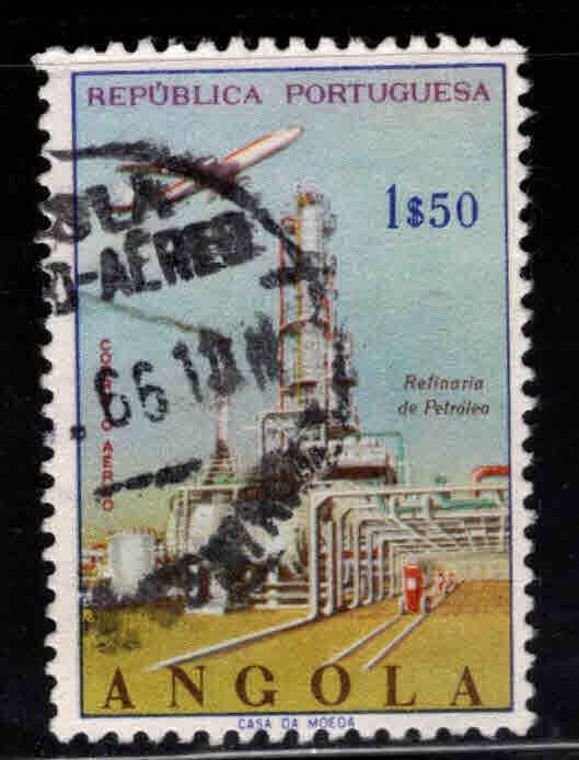 Angola  Scott C26 Used Oil Refinery stamp