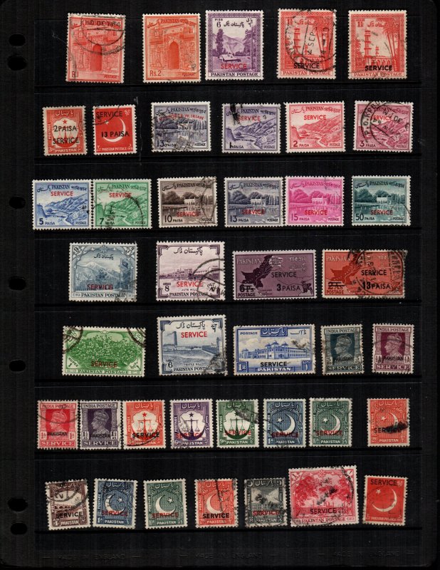 Pakistan  37  different mint and used