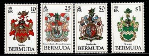 BERMUDA Scott 433-436 MNH** Coat of Arms set set