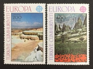 Turkey 1977 #2051-2, Europa, MNH.