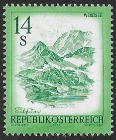 Austria - # 1109 - Austrian Landmarks - Weiszee - MNH