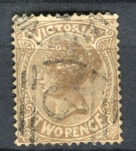 VICTORIA; 1890s early classic QV issue fine used 2d. value fair Postmark