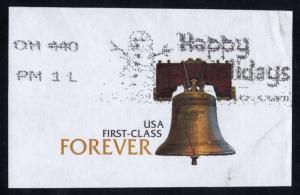 US #U667 Forever Envelope, used cut square (0.90)