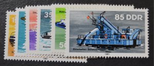 DDR Sc # 2221-26, VF MNH