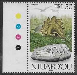 Tonga - Niuafo'ou #119  Evolution of the earth  1989  MNH