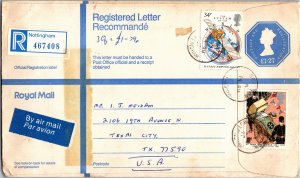 Great Britain, Registered, Worldwide Postal Stationary, Space