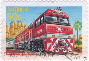 Australia 2004 150th Anniv Aust. RailwayThe Ghan 50c Used