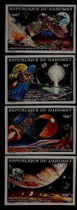 Dahomey C238-41 MNH imperf. Space