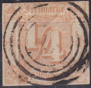 Thurn & Taxis #8 F-VF Used  CV $67.50 (K2331)