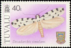 Tuvalu #138-141, Complete Set(4), 1980, Butterflies, Never Hinged