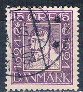 Denmark 169 Used Christian IV 1924 (HV0246)