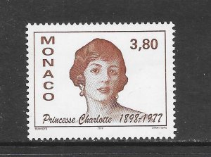 MONACO - CLEARANCE #2058 CHARLOTTE  MNH