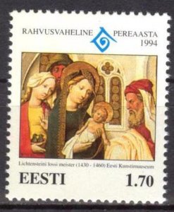 Estonia 1994 Art Paintings Year of Family MNH