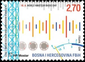 Bosnia and Herzegovina Mostar 2022 MNH Stamps Scott 447 Radio
