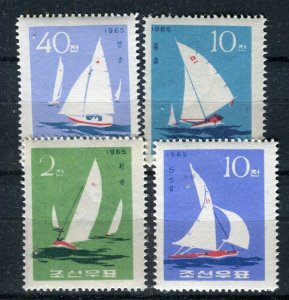 KOREA; 1965 early Boats pictorial issue MINT MNH SET