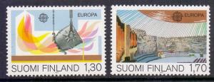 Finland 1983  MNH  Europa flash smelting    church complete