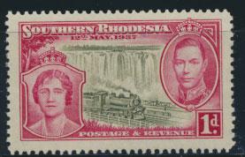 Southern  Rhodesia  SG 36 Mint Unhinged